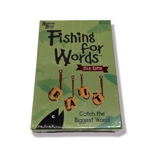 Fishing for Words Dice Game, University Games (Sealed Box)